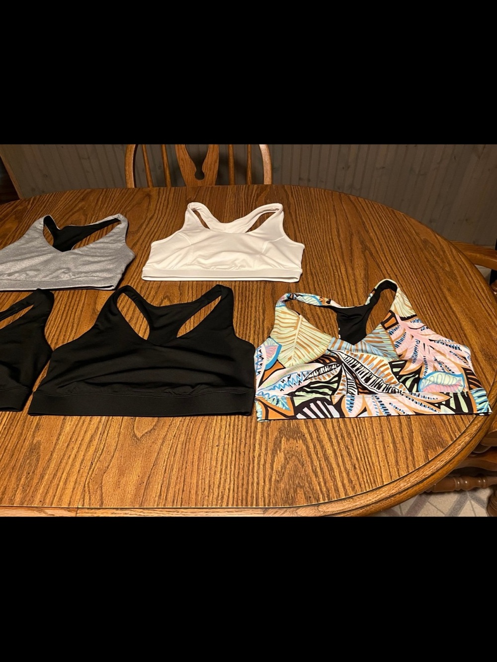 tek gear 5 Racerback Sports Bras new no tags - Picture 6 of 8